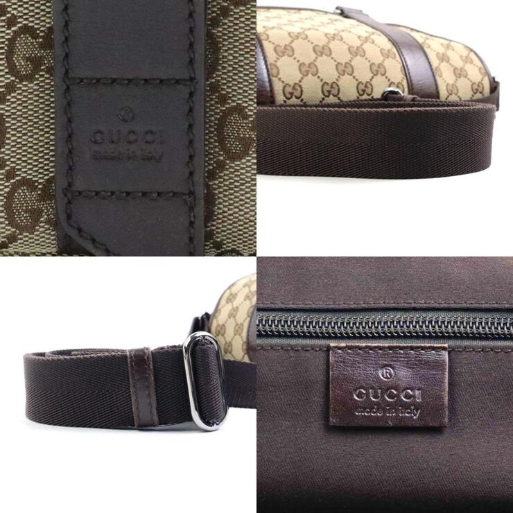 Gucci Vintage Gucci Crossbody Bag Brown