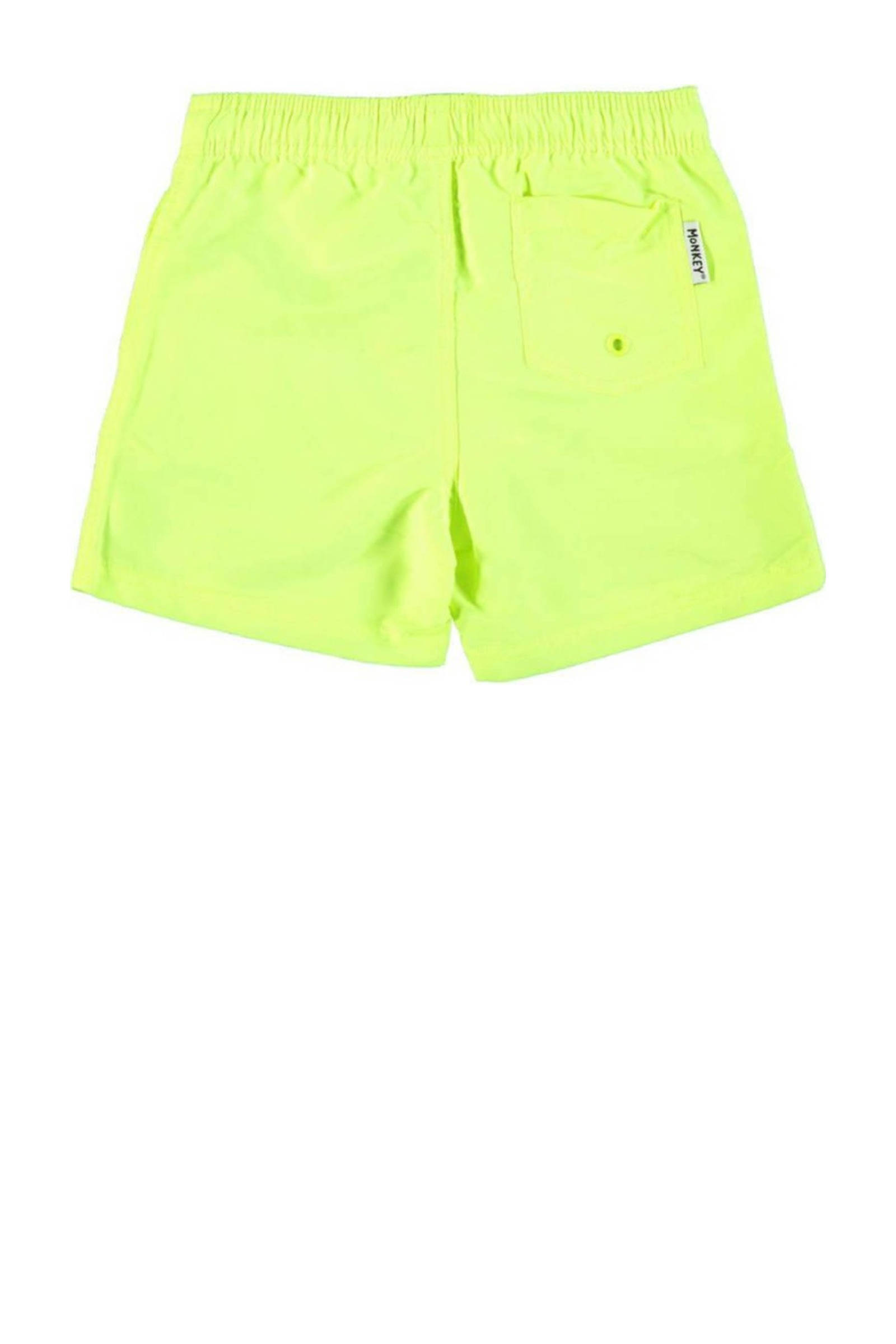 Me & My Monkey zwemshort neon geel