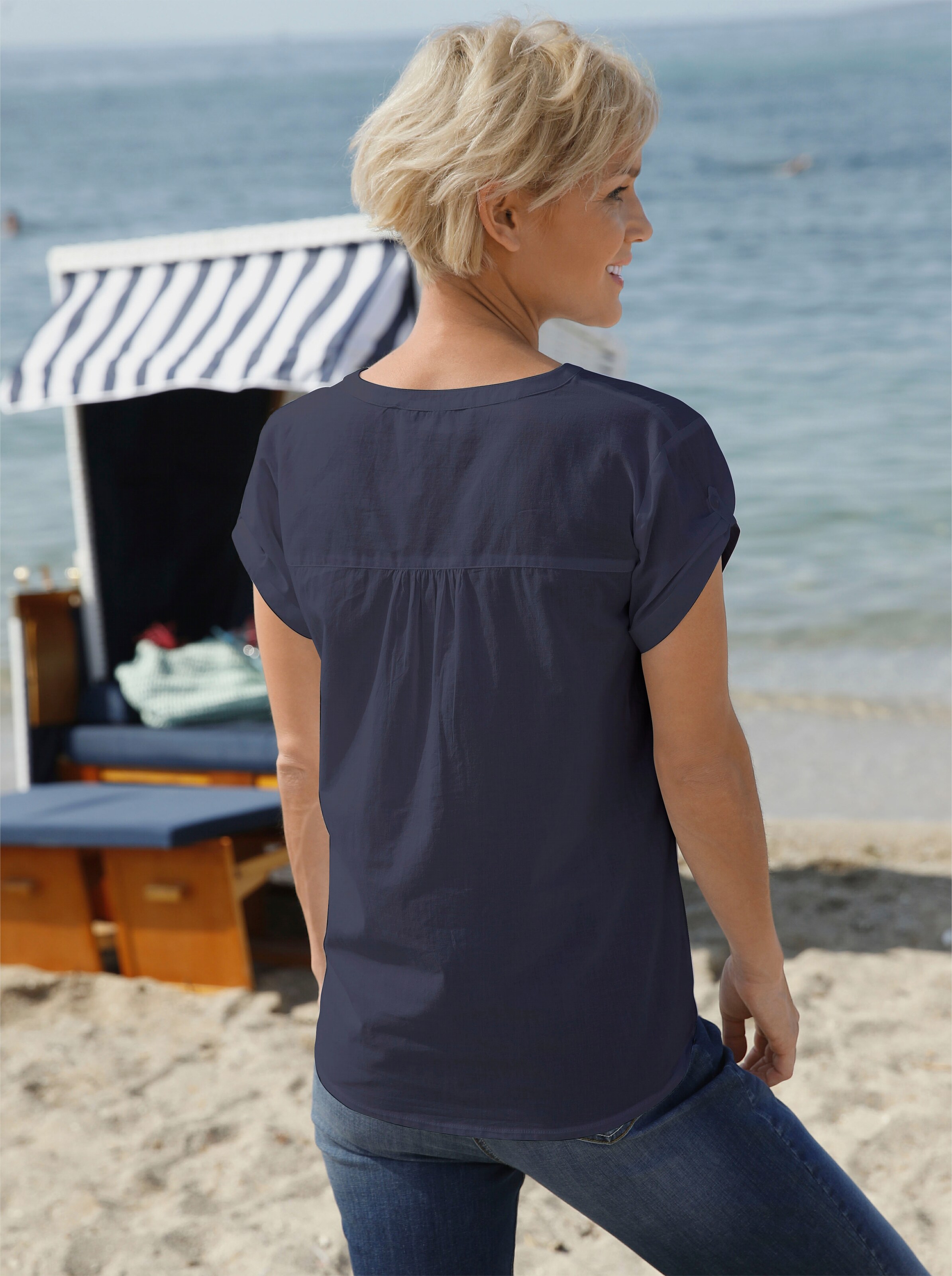 Kurzarmbluse