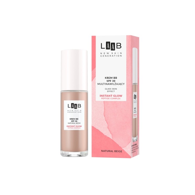 AA LAAB Glass Skin multinawilżający Krem BB SPF30 /Natural Beige/ 30 ml