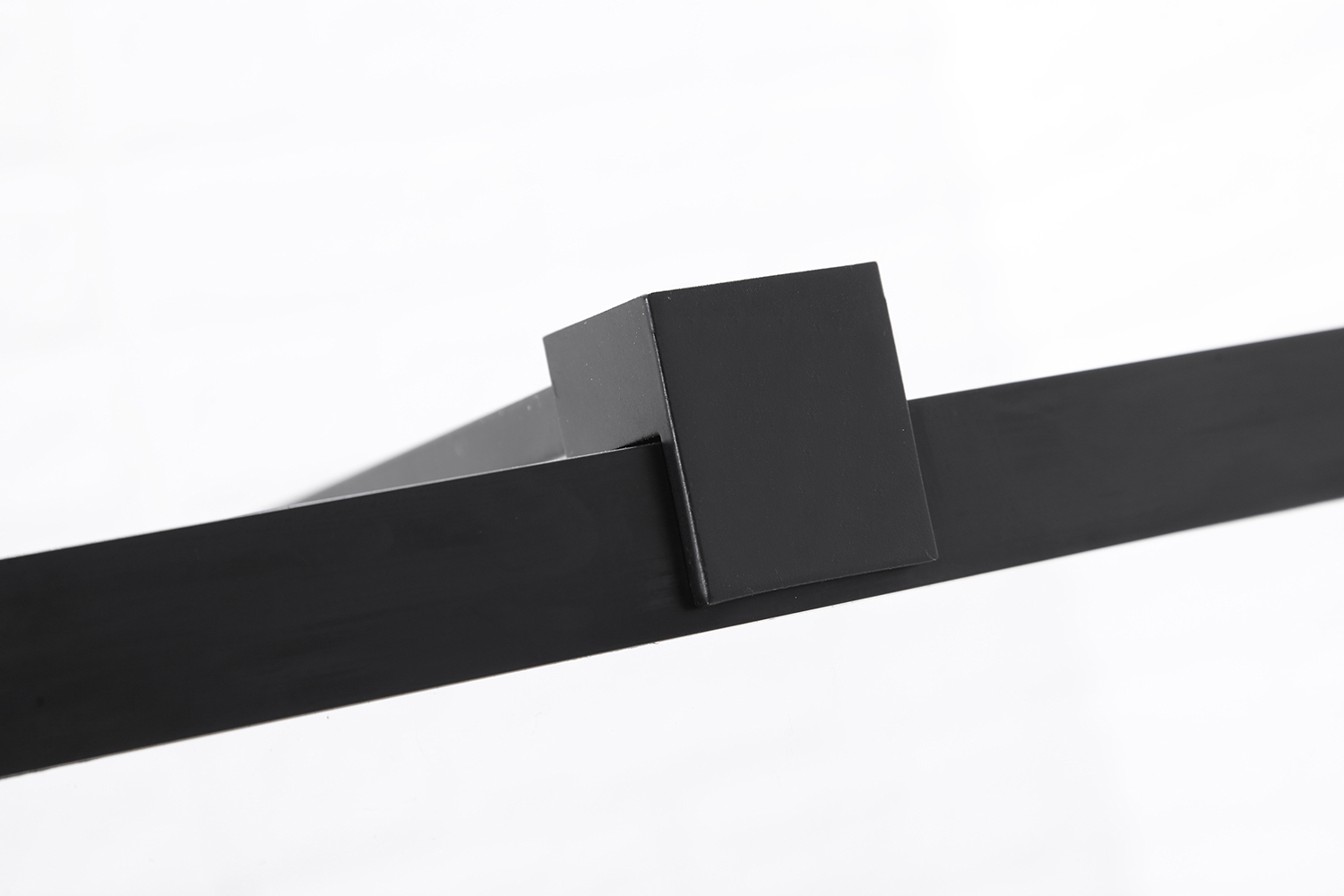 Zwarte douchecabine met 8mm anti-kalk glas samenstellen Saniclear Nero