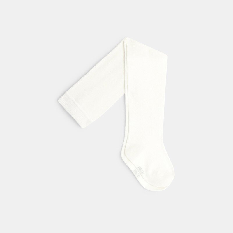 Collants chauds pailletés blancs bébé fille Blanc