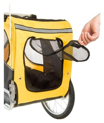 REMORQUE ANIMAUX M WAVE (ROUES 16 ) POIDS MAXI EN CHARGE 30KGS - L68 / l43.5 / H51.5