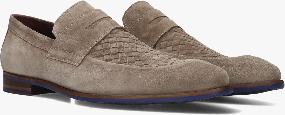 FLORIS VAN BOMMEL taupe floris van bommel loafers sfm-40032