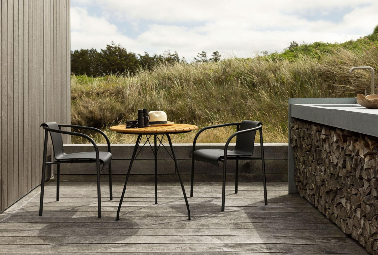 Houe Nami tuinstoel met armleuning Olive Green