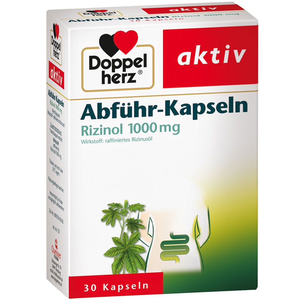 Doppelherz® aktiv Abführ-Kapseln Rizinol 1000 mg