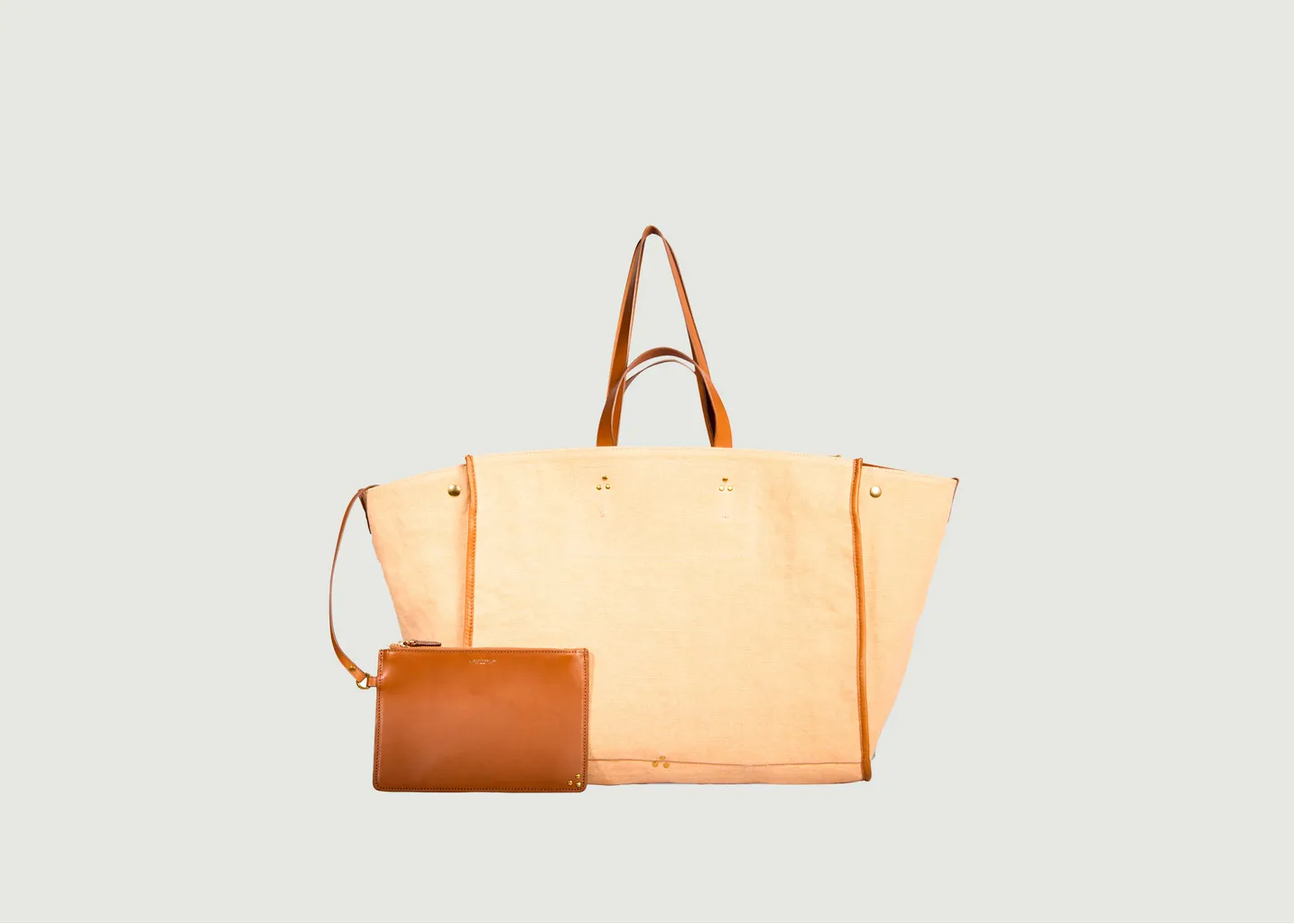 Sac cabas en lin Léon L Jérôme Dreyfuss