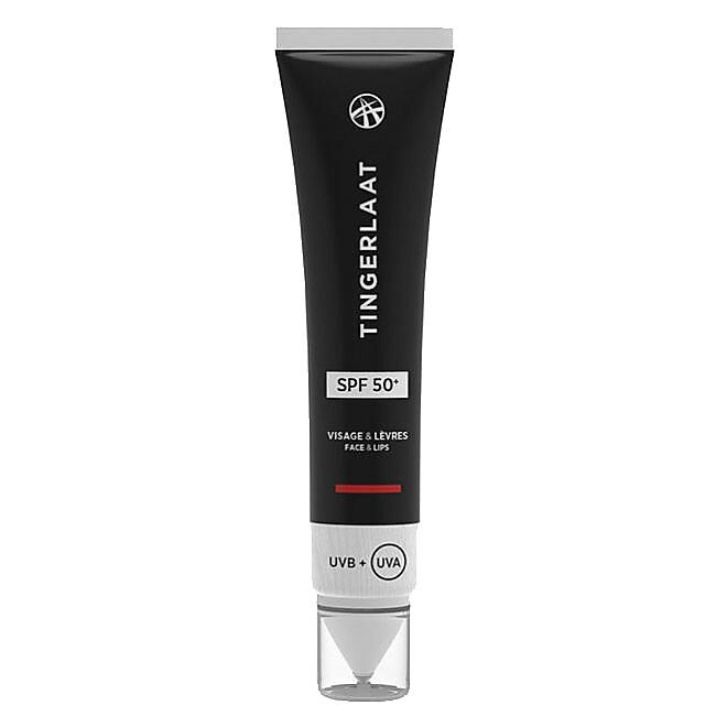 TINGERLAAT - CREME SOLAIRE VISAGE ET LEVRES SPF 50 +