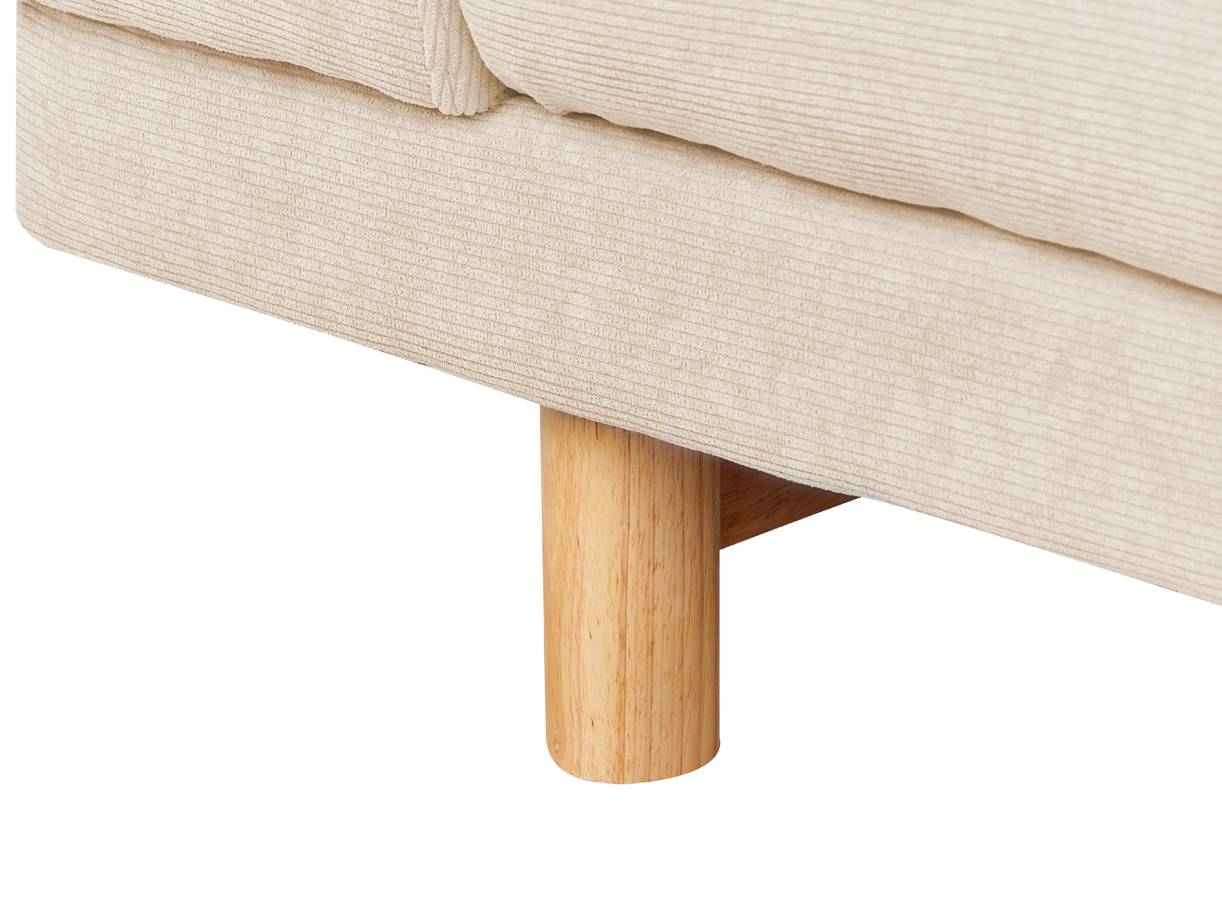 Bank 3-zits NIVALA Corduroy Beige