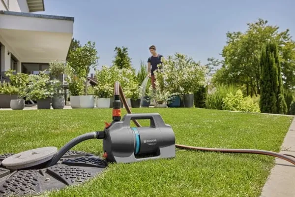 Gardena Elektrisk trykpumpe 4100 Silent m. sugeslange, sæt