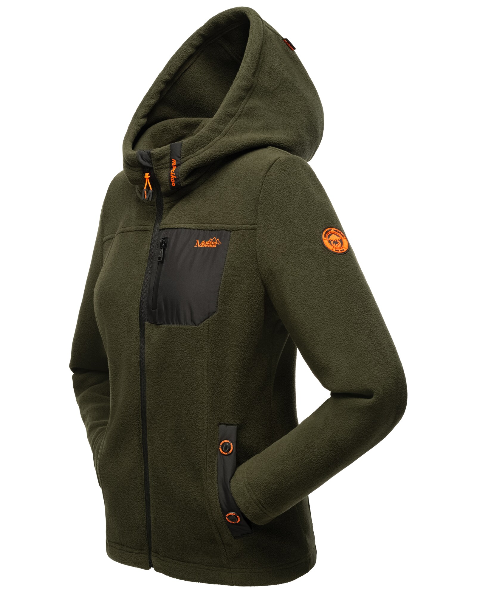 MARIKOO Damen Herbst Winter Outdoor Fleece Jacke Sweater Fleecejacke Mount Iwaki