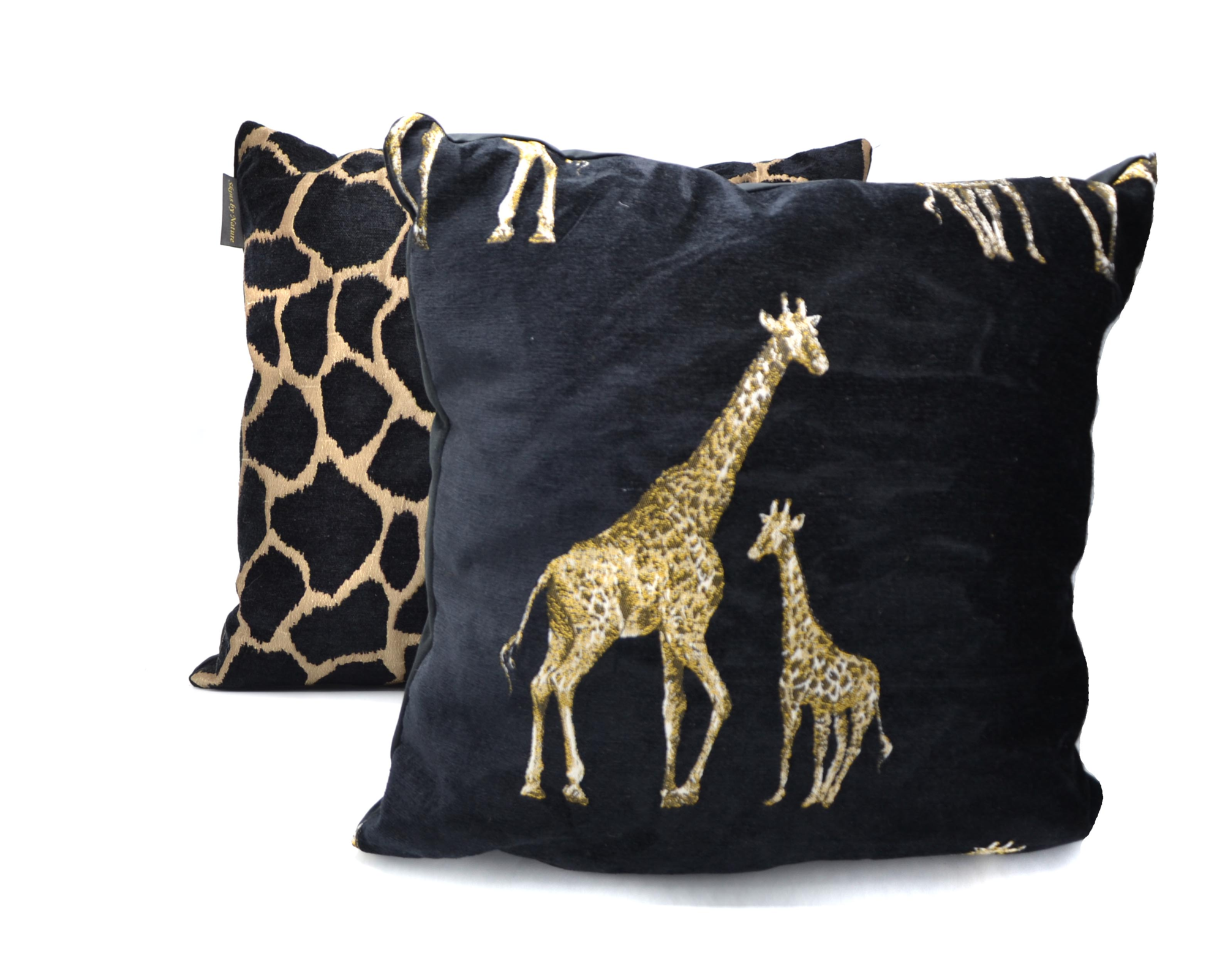 Kussen Giraffe print brons 50  x 30 cm