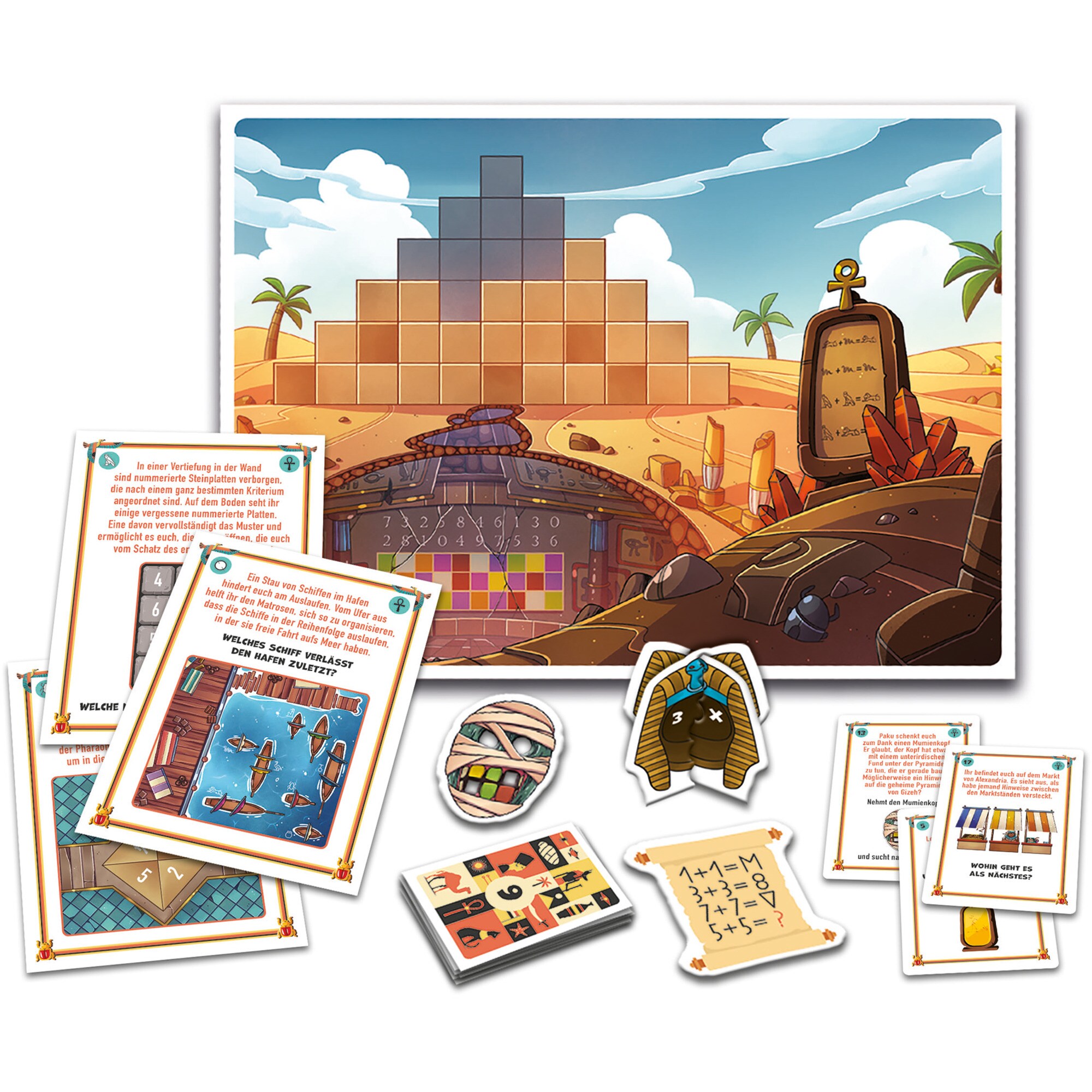 Clementoni Partyspiel Escape Game - Die geheimnisvolle Bibliothek