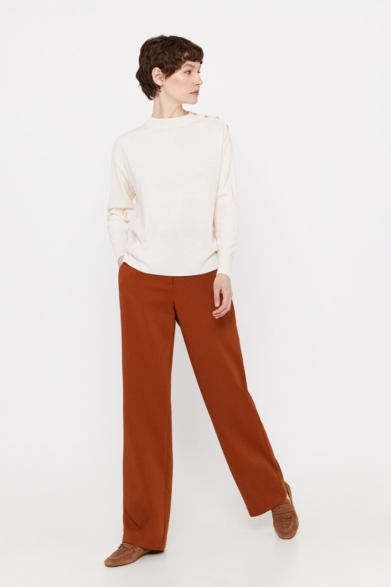 Jersey tacto suave - Marfil