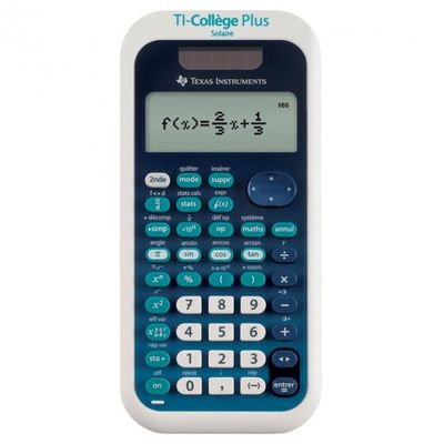 Calculatrice scolaire TI-College Plus reconditionnée - calculatrice scientifique spéciale collège