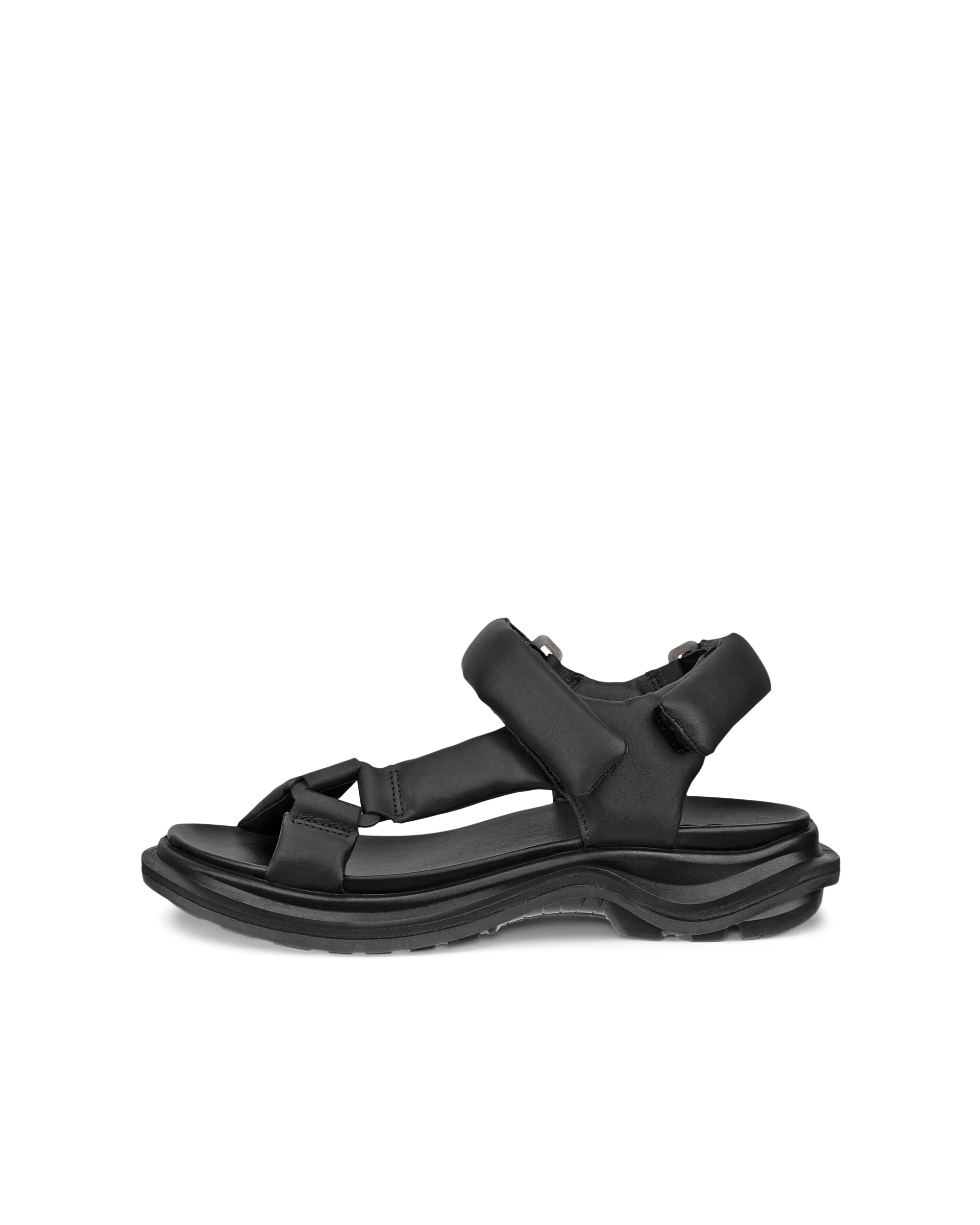 ECCO OFFROAD Damen Trekkingsandale aus Leder Schwarz