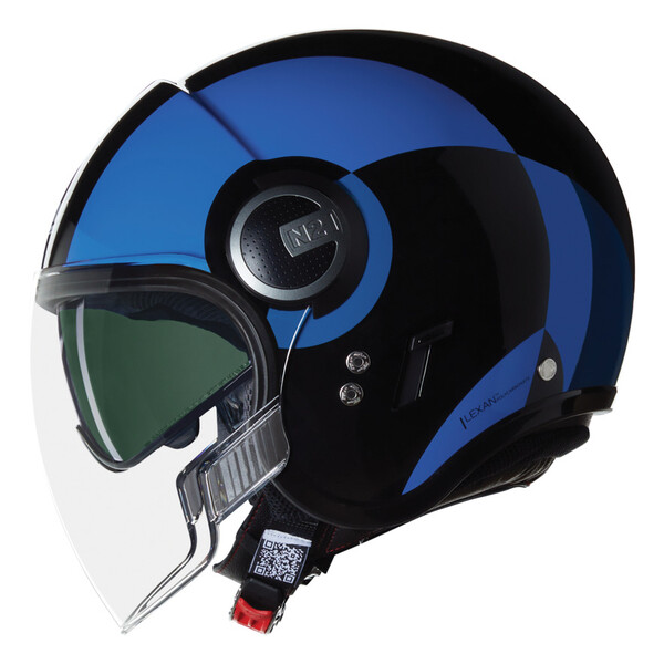 Nolan - Casque N21 Visor Bicromo Noir / Bleu / Brillant