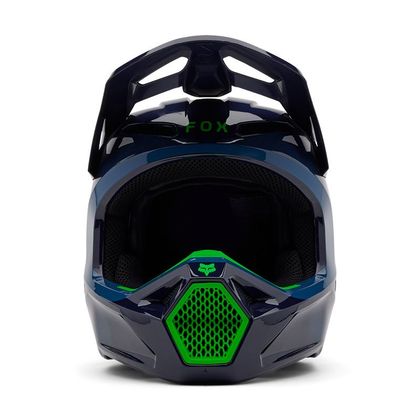Casque cross Fox V1 TAUNT 2025 - Bleu