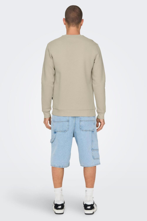 Only & Sons beige heren sweater