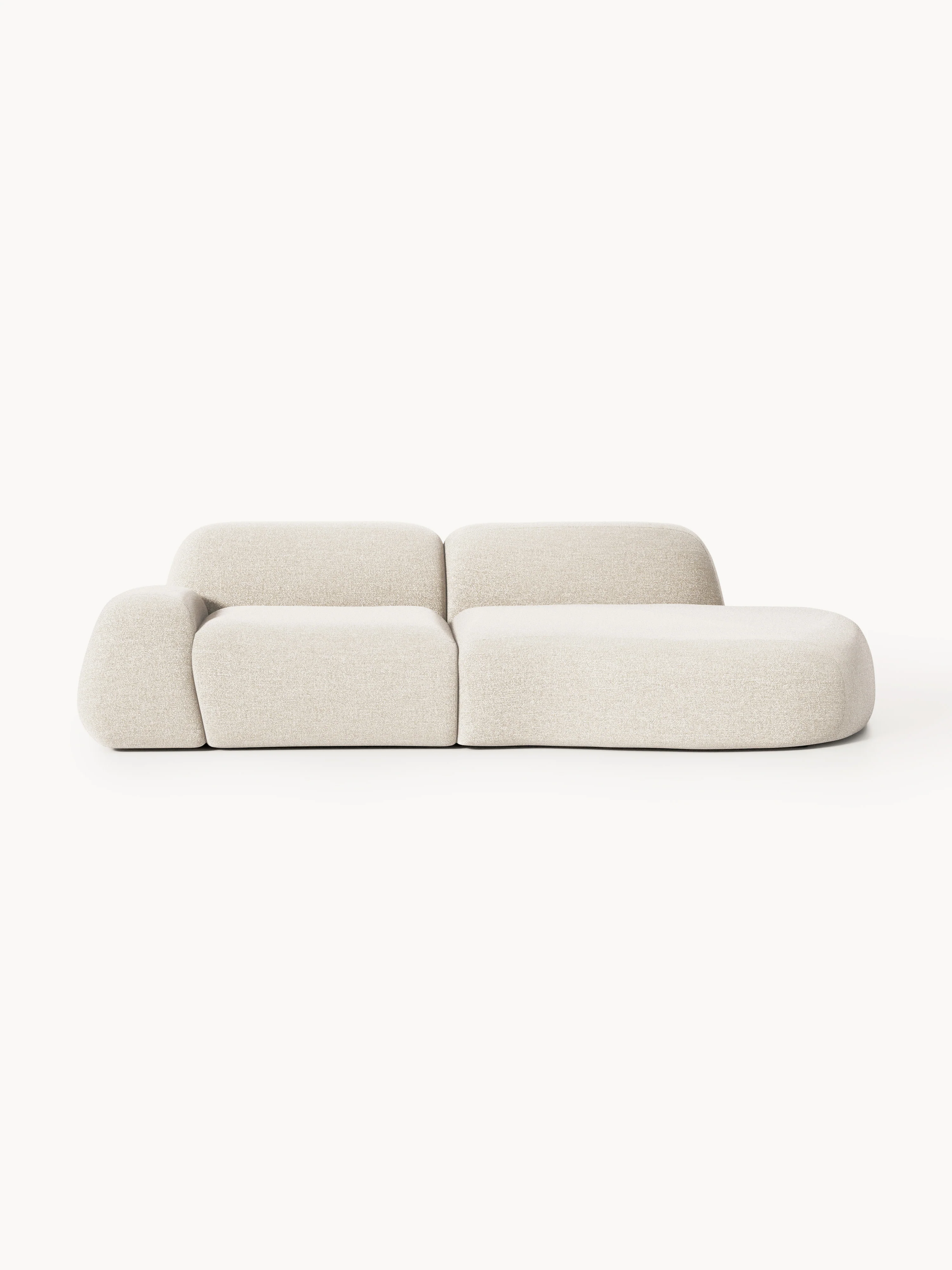 Modulaire bouclé chaise Wolke (3-zits)