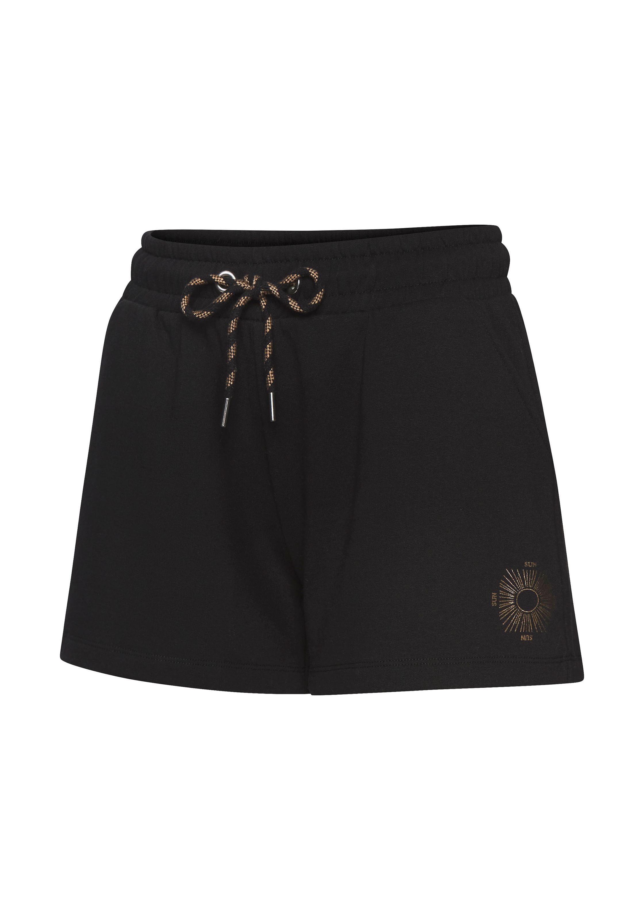 Buffalo Sweatshorts  Loungeshorts mit seitlichen Taschen und kleinem Print, Loungewear