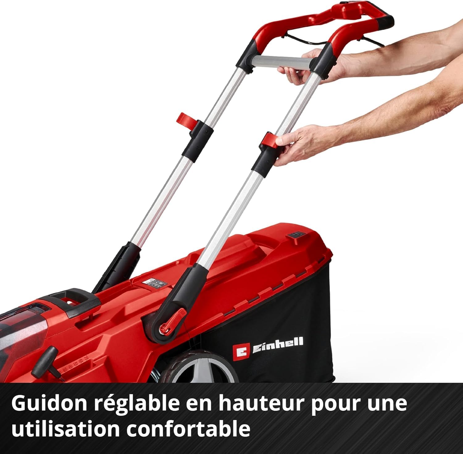 Einhell Professional Tondeuse à gazon sans fil RASARRO 36/42 Kit Power X-Change (36V, largeur de coupe: 42 cm, Bac 50L, moteur sans charbon) Livré ave
