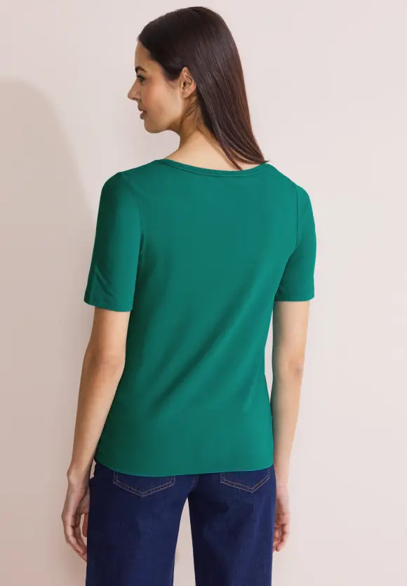 Basic T-Shirt - intense aqua