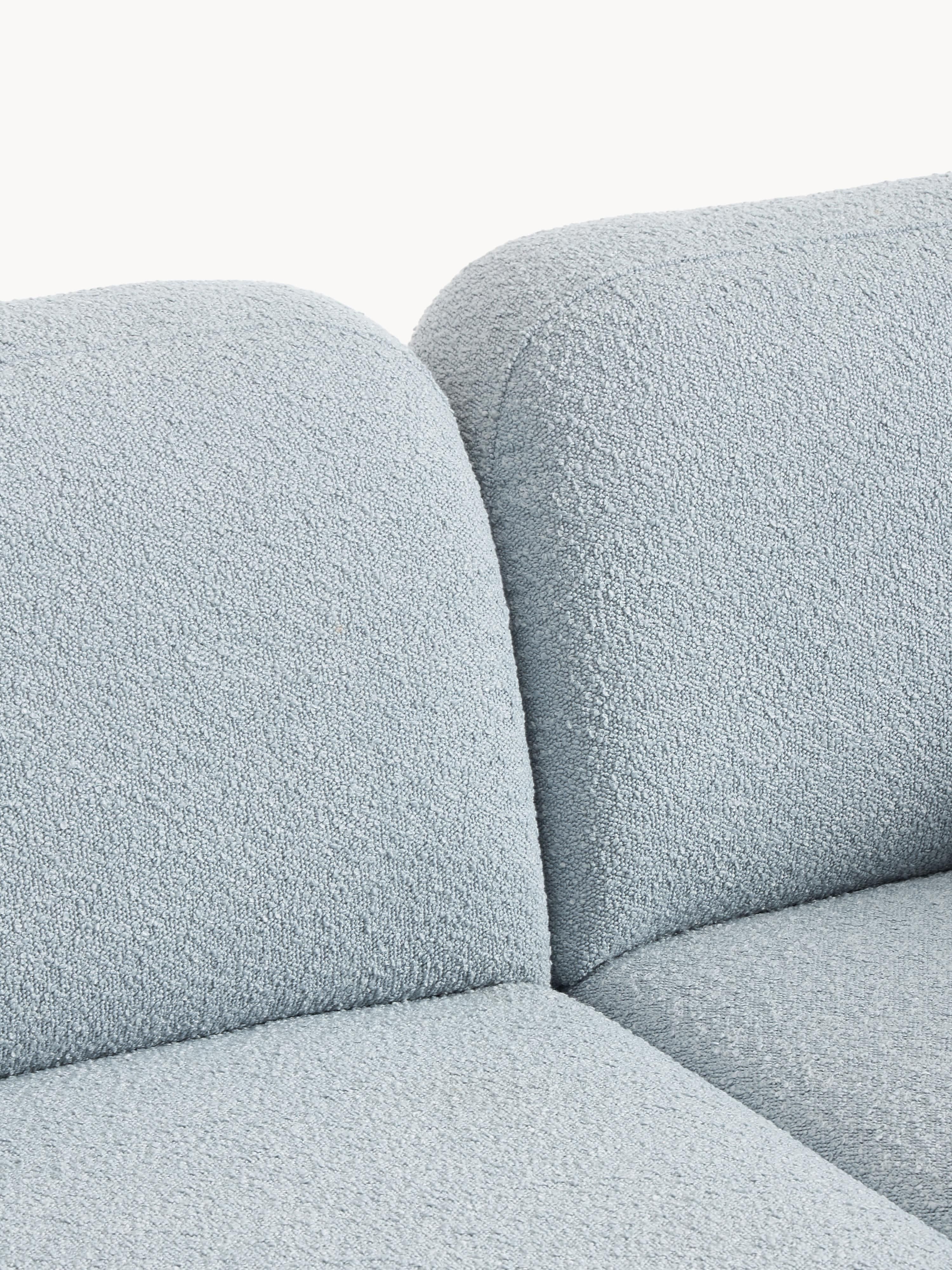 Bouclé hoekbank Lilo