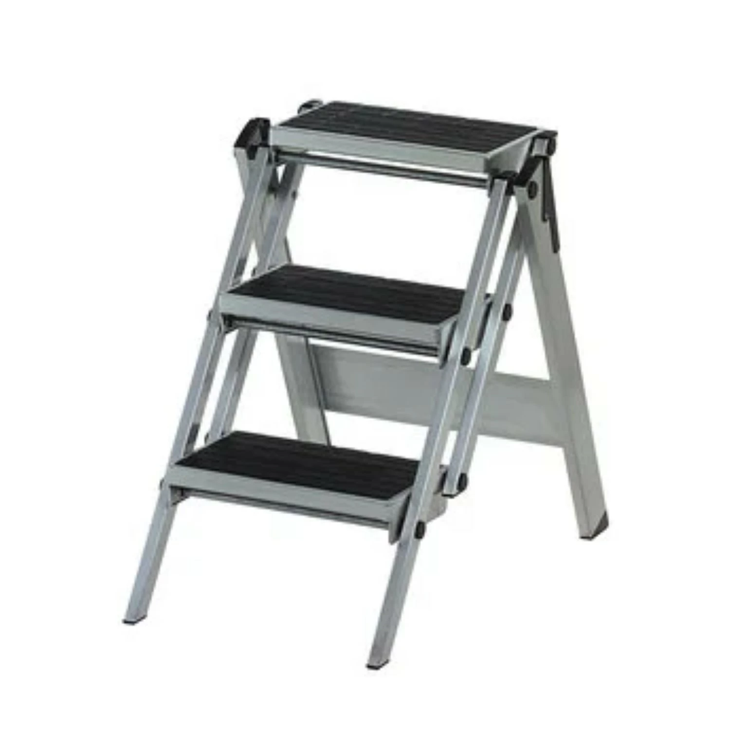 Little Jumbo 1313650300 Trap - Enkel - Aluminium - 3 treden kunststof - max. werkhoogte 2.70 m.