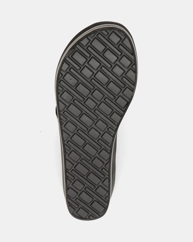 Tommy Hilfiger Sport Webbing Wedge Sleehak  - zwart