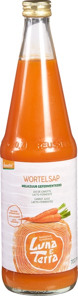 Luna E Terra Wortelsap Melkzuur (700 ml)