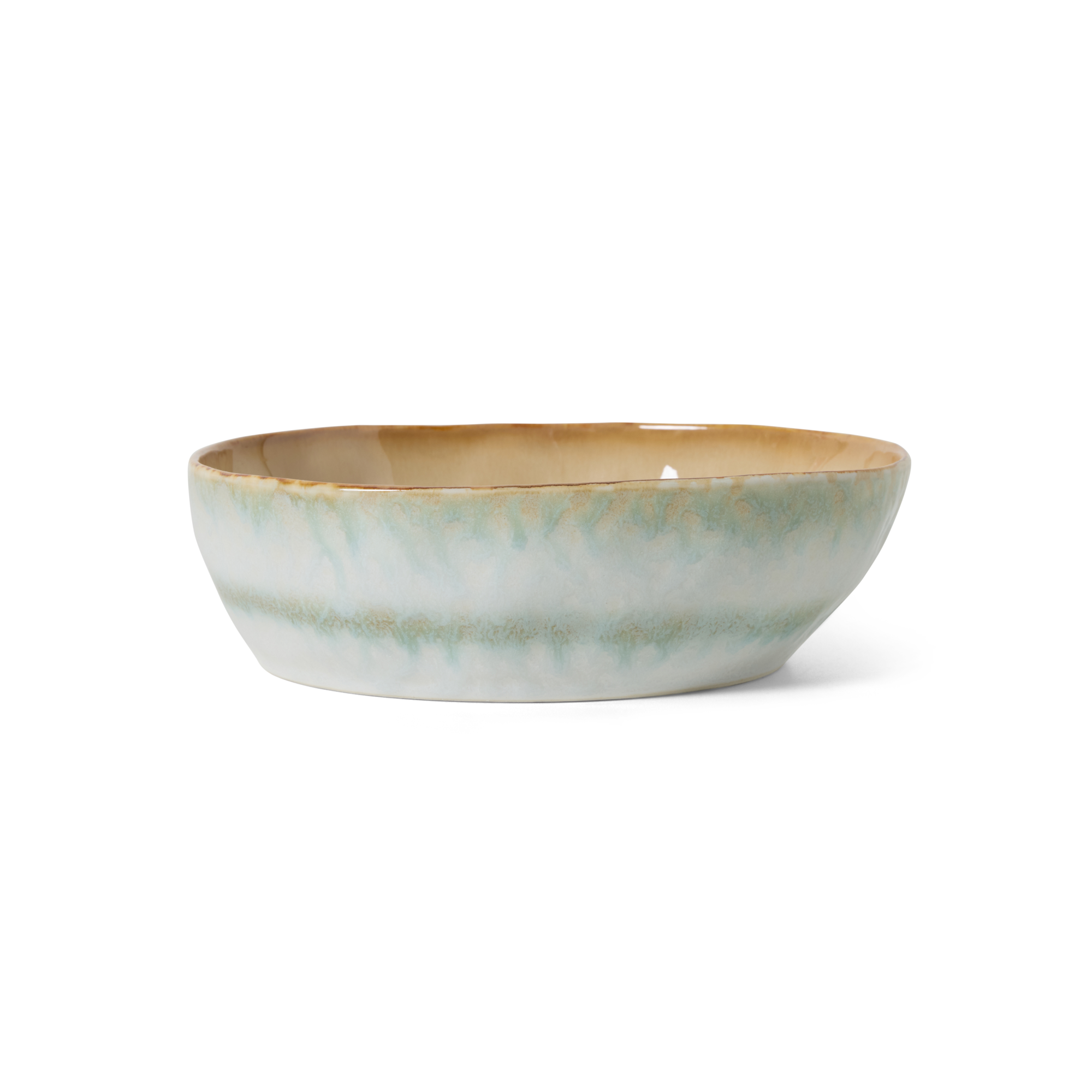 Servies 70's Ceramics pasta kom petal - set van 2