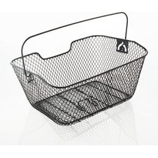 Panier pour porte-bagages de vélo, noir