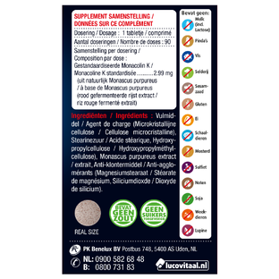 Lucovitaal Rode Gist Rijst Tabletten 90TB