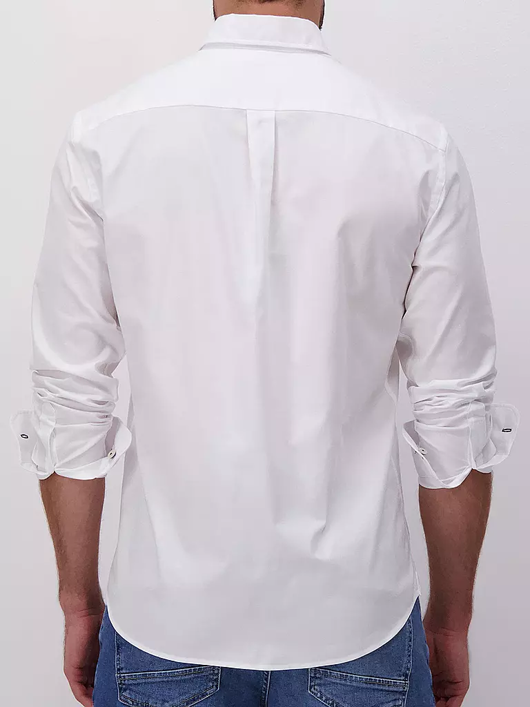 FYNCH HATTON Hemd Regular Fit  weiss