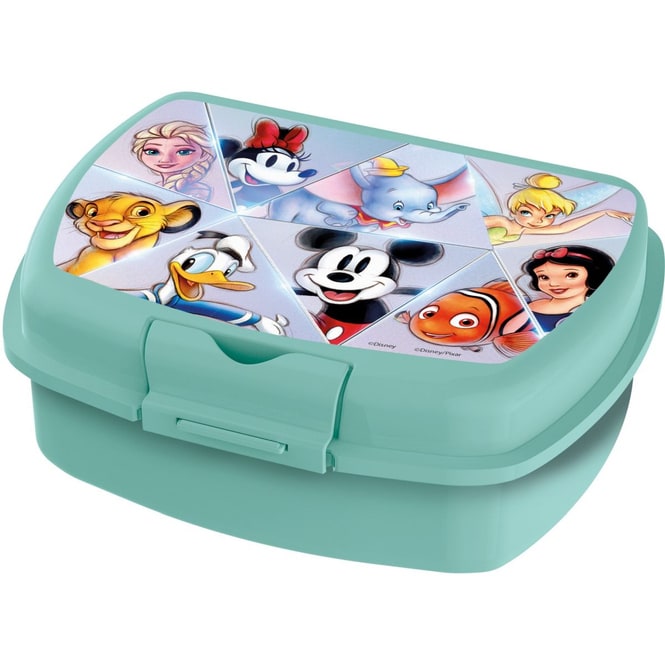 Disney 100 - Brotdose - blau - ca. 18 x 6,5 x 14 cm
