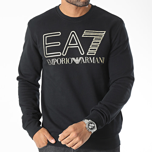 Sweat Crewneck 6RPM08-PJSHZ Noir Doré