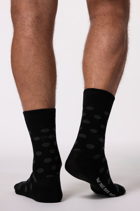 JP1880 Socken, 2er Pack, Punkte, uni