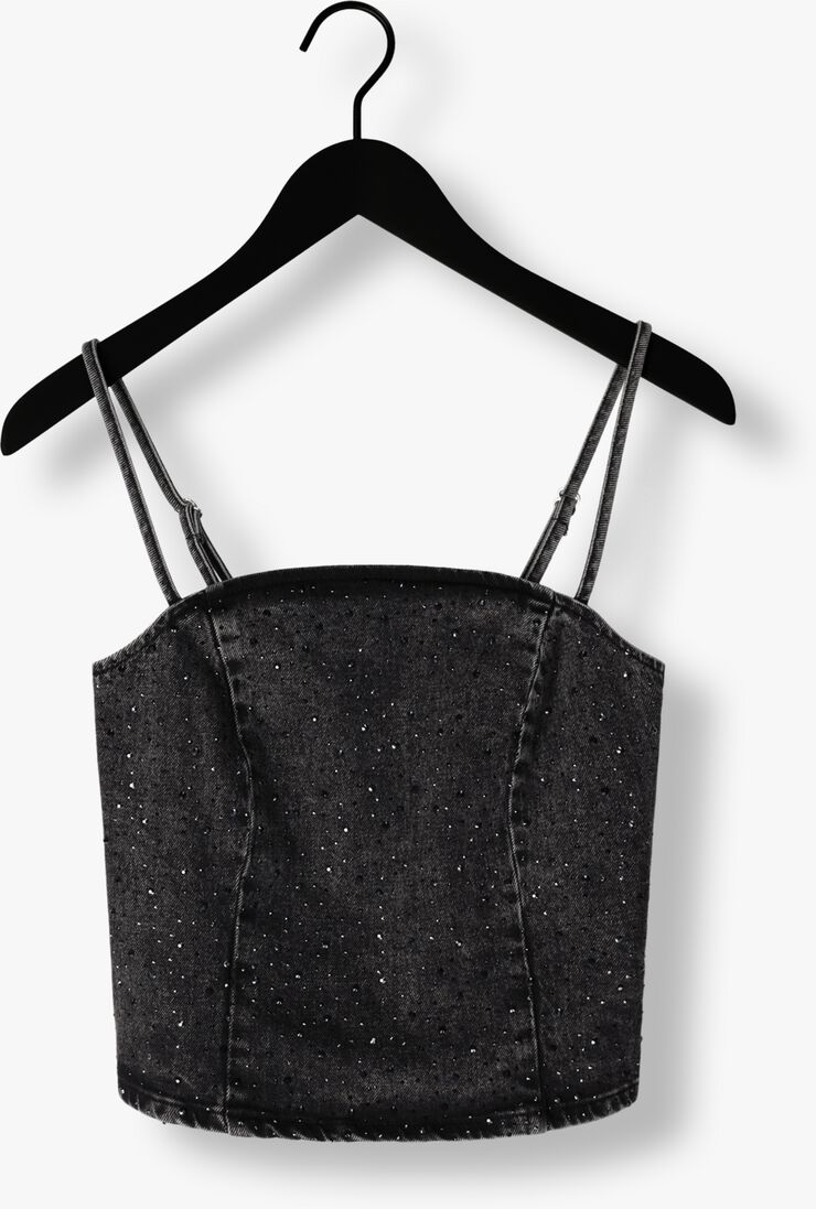 SELECTED FEMME donkergrijze selected femme top slfdoa-dia sl denim top ex