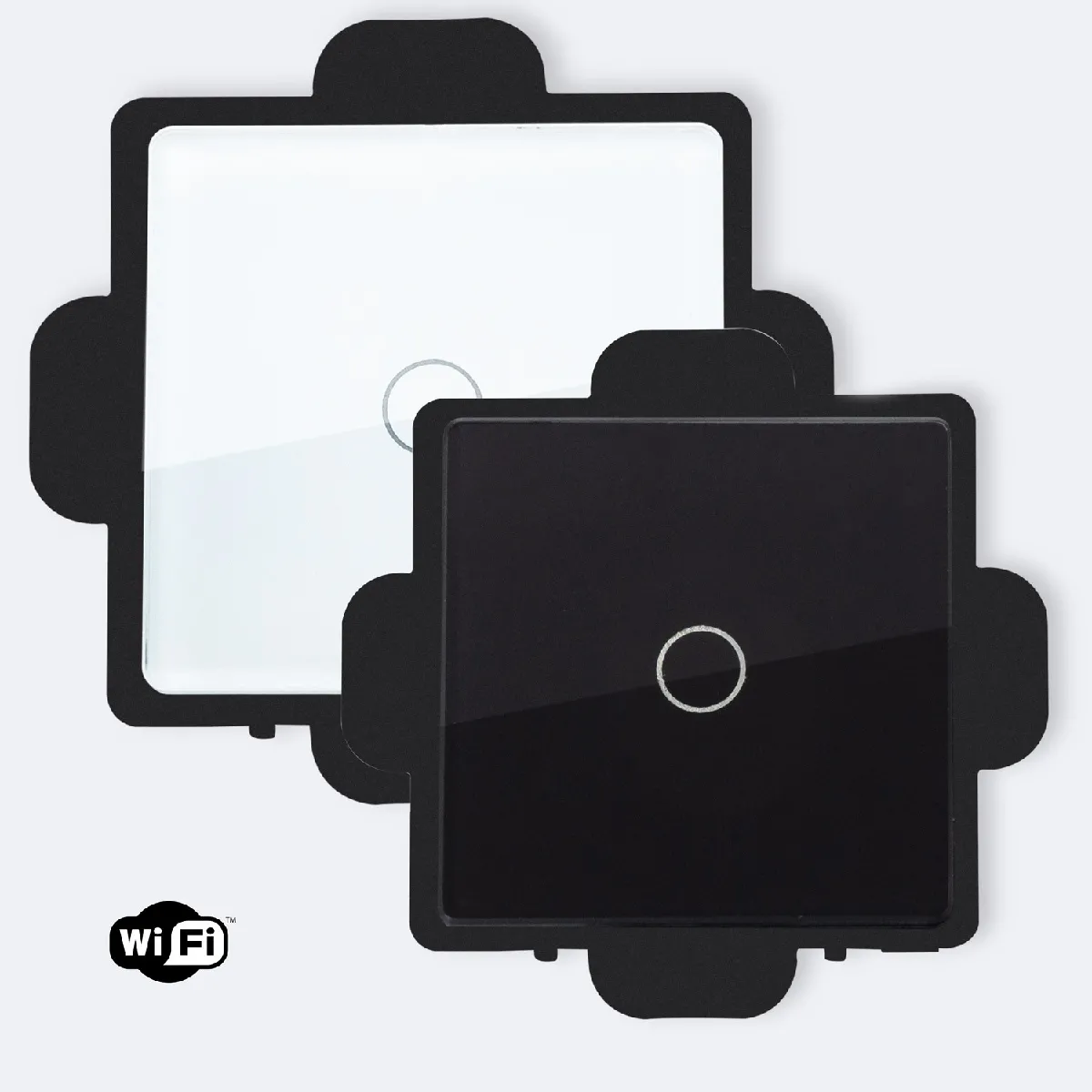 Ledkia Interrupteur Tactile WiFi Simple - Blanc