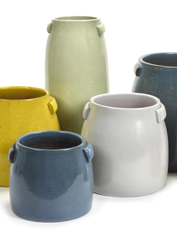 Serax Jars pottery by Serax bloempot medium Ø 25yellow