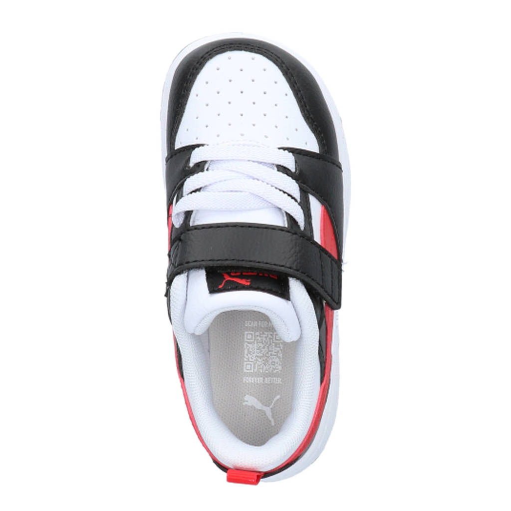 Puma Rebound V6 Lo AC+ Infsneakers wit/rood/zwart