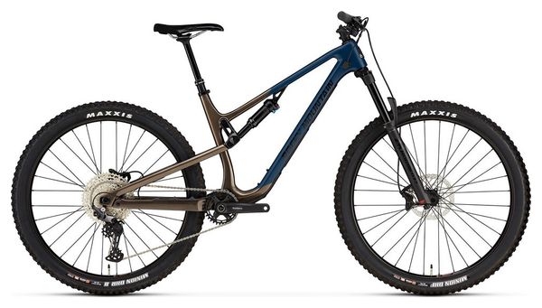 VTT Tout-Suspendu Rocky Mountain Instinct Carbon 30 Shimano Deore 12V 29'' Marron Bleu