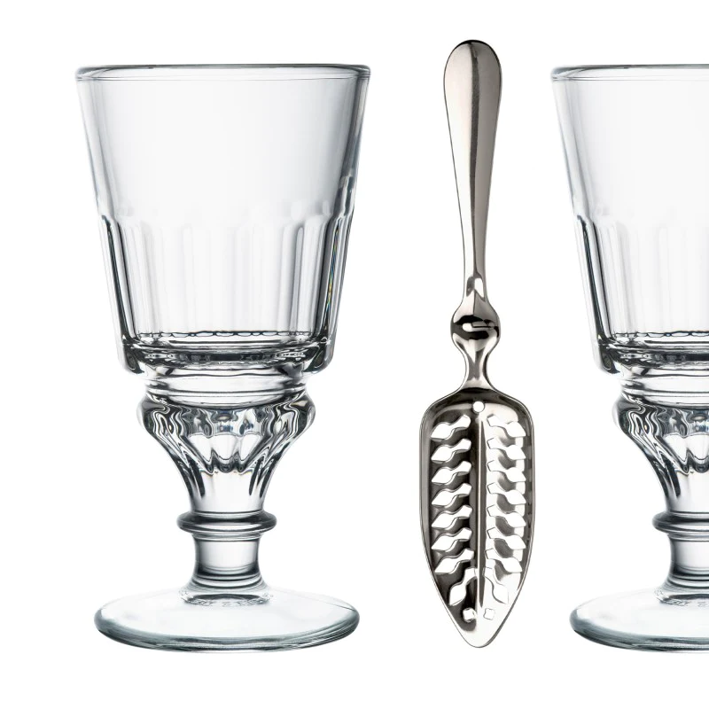 Set de 2 verres de dégustation, ABSINTHE La Rochère