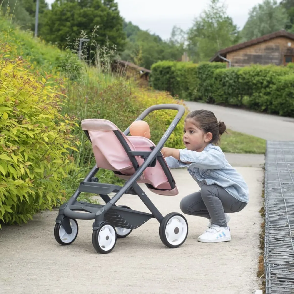 SMOBY Poussette Double Maxi-Cosi