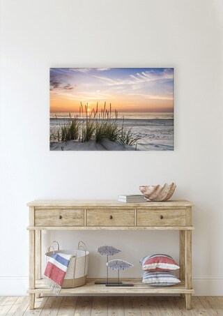 Keilrahmen Sonnenuntergang am Meer 60 x 90