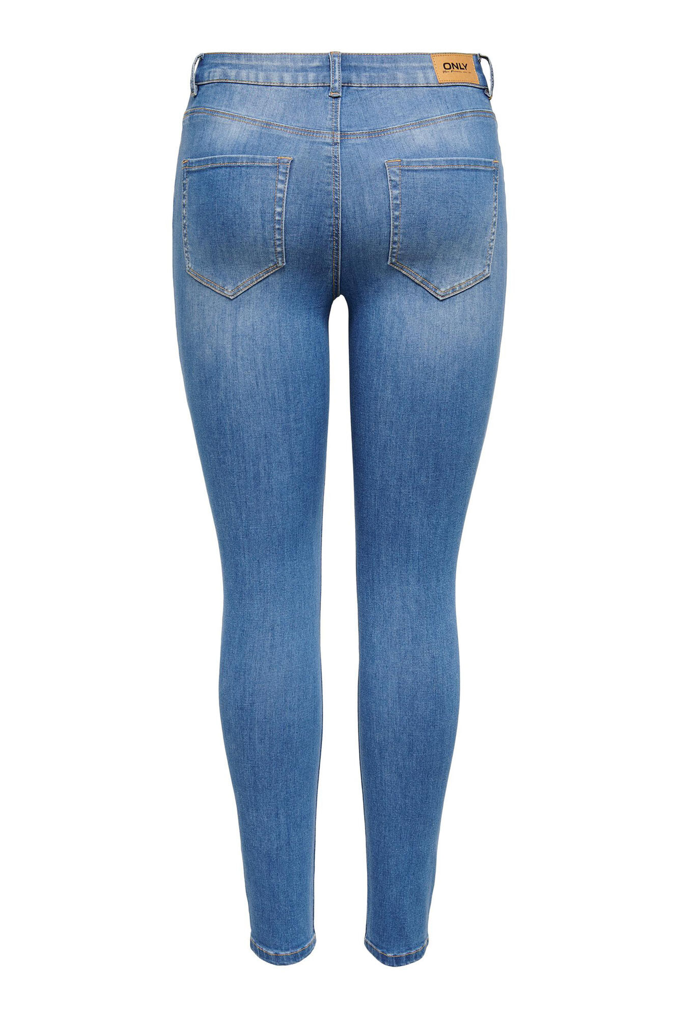 calça jeans skinny azul escura