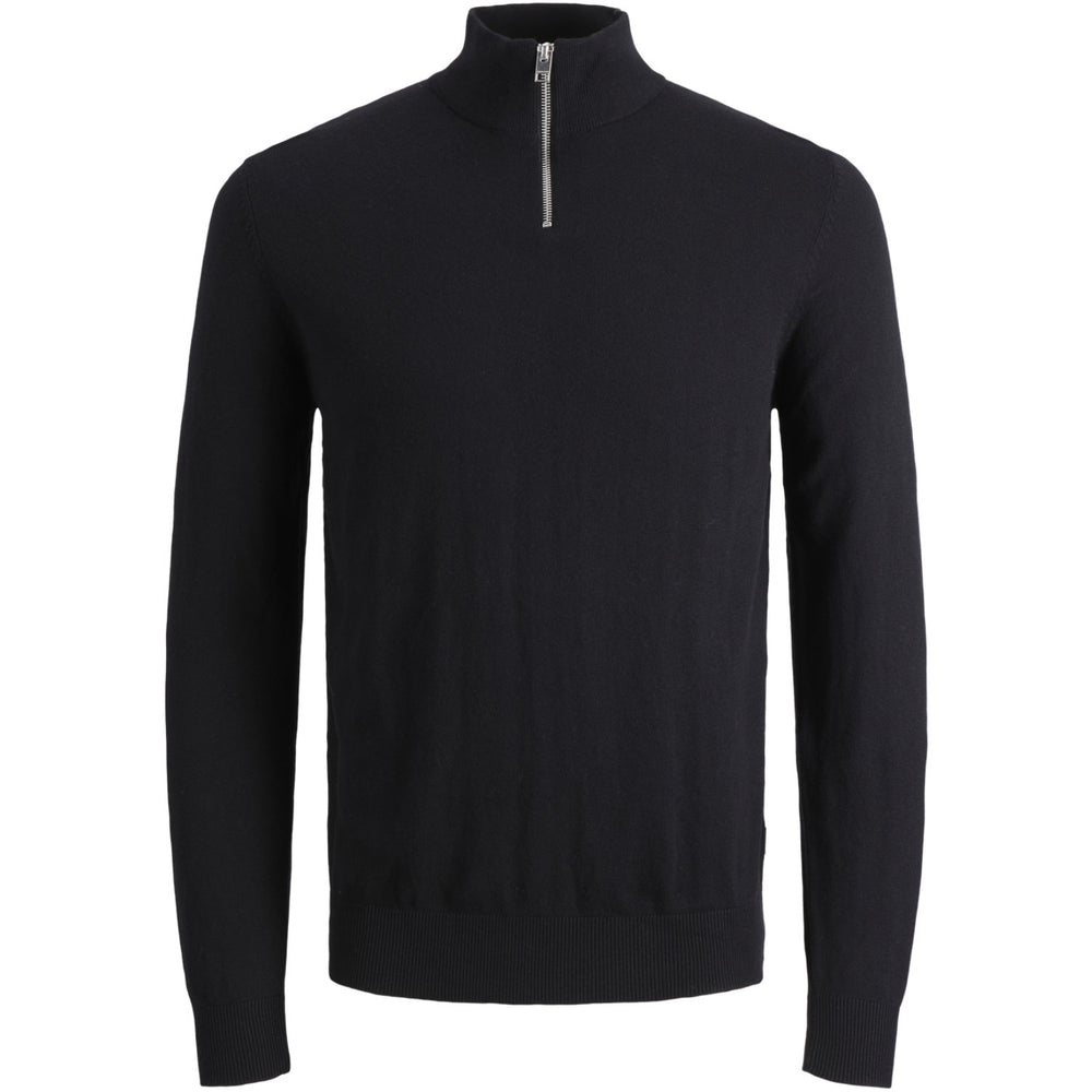 Køb Jack & Jones Junior Black Jjeemil Strik Half Zip Noos Jnr