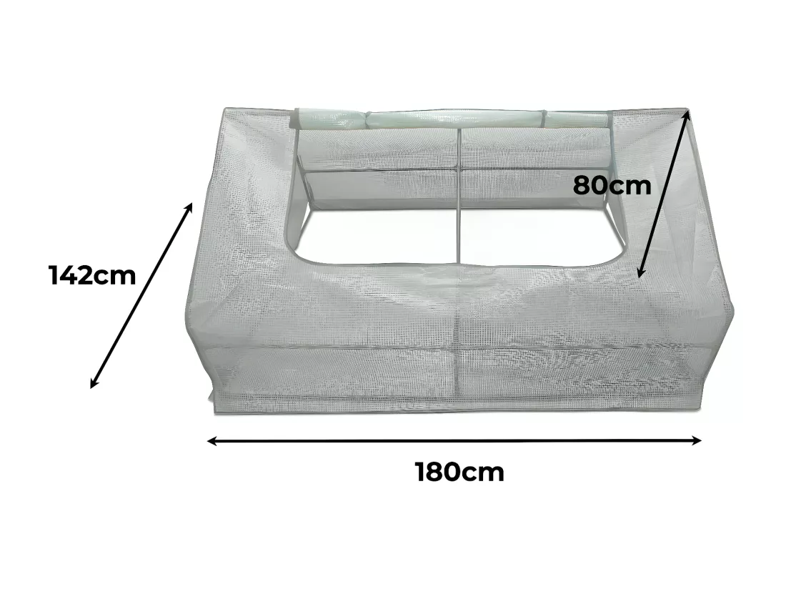 Mini serre de jardin - Ciboulette - 2.5m². serre châssis en polyéthylène