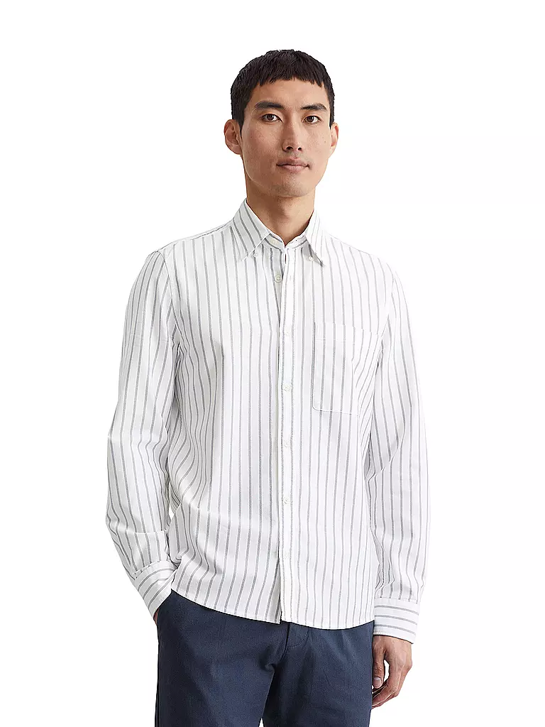 MARC O'POLO Hemd weiss